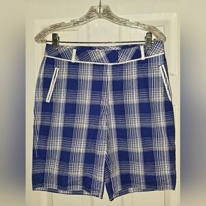 Lady Hagen Golf shorts size 4. Blue/White Shorts
